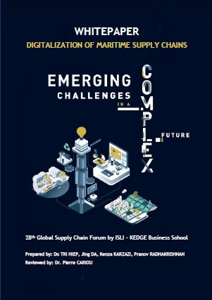 DIGITALIZATION OF MARITIME SUPPLY CHAINS